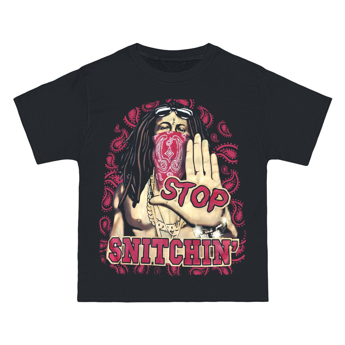 Lil Wayne 'Stop Snitchin' T-shirt