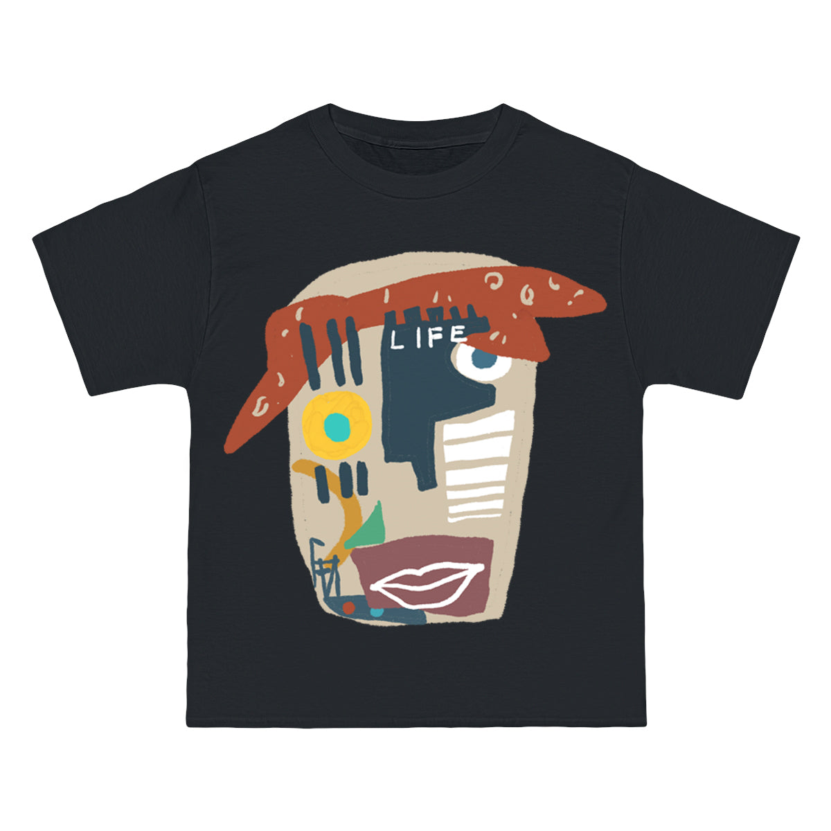 Tupac x Basquiat T-shirt